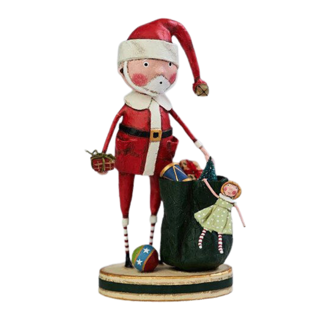 Santa With Sack - Lori Mitchell