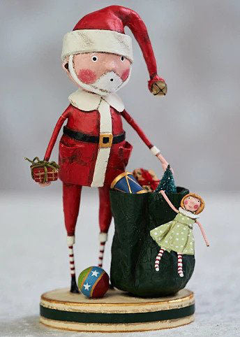 Santa With Sack - Lori Mitchell
