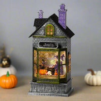 10.5" Potion Shop with Witch Swirl Waterglobe