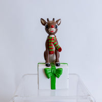 3.75" Roman Rudolph/ Hermie/ Abominable Lighted Figurine Assorted (CLR)