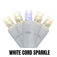 5MM LED Concave Sparkle (Strobe) 50 Lights