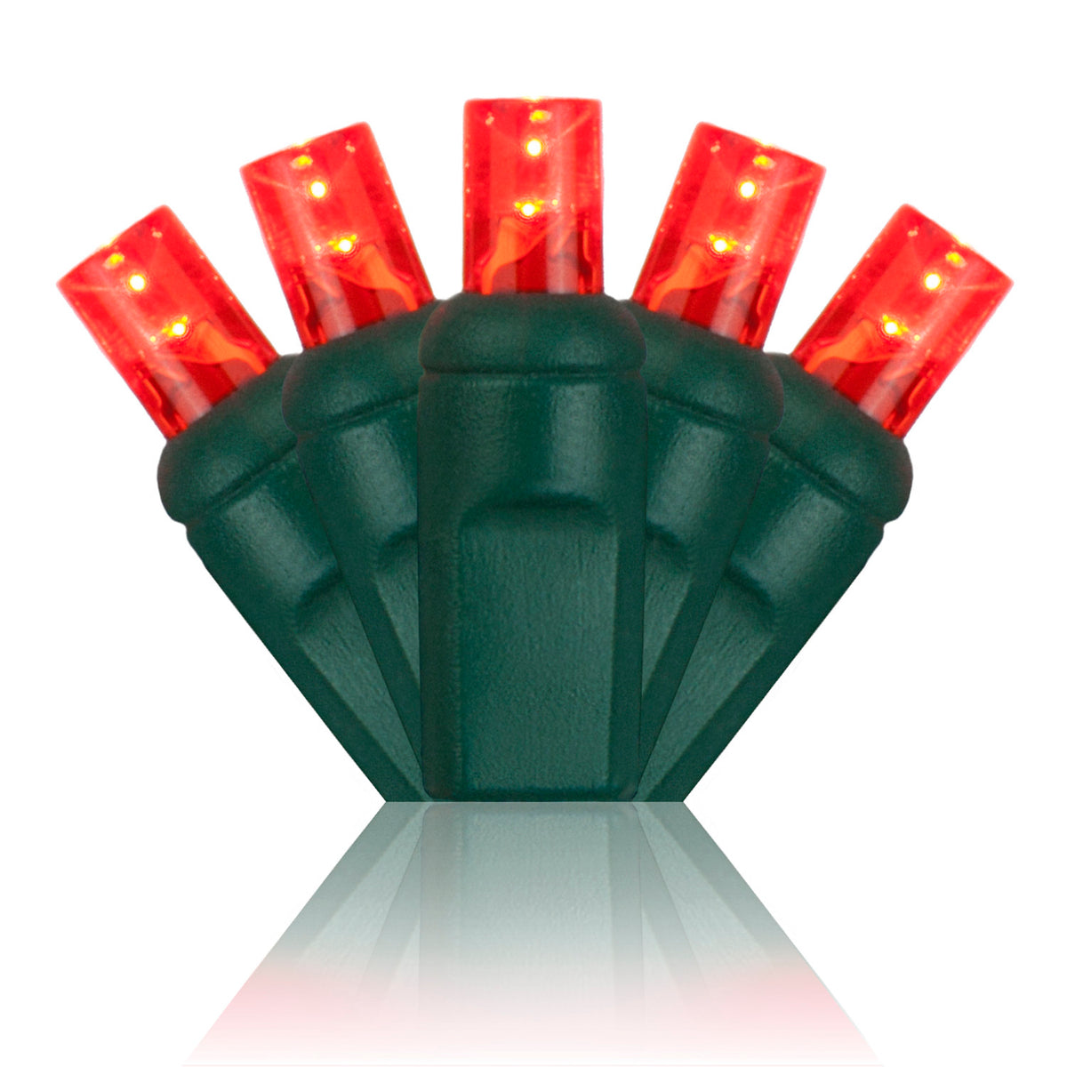 5mm Concave 50-Light Green Wire