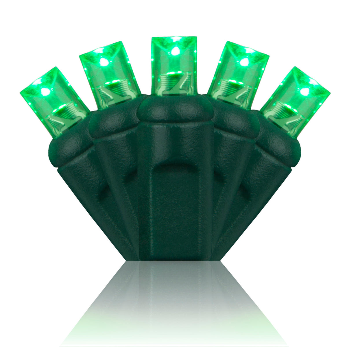 5mm Concave 50-Light Green Wire