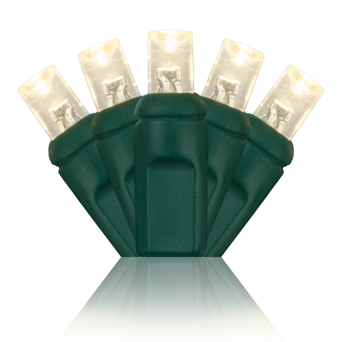 5mm Concave 50-Light Green Wire