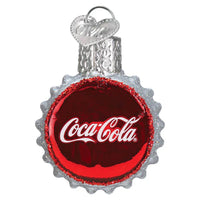 Coca Cola Bottle Set Glass Ornaments (CLR)