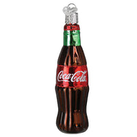 Coca Cola Bottle Set Glass Ornaments (CLR)