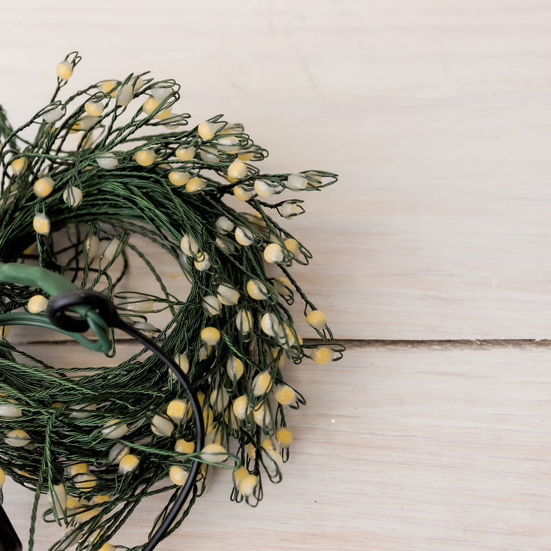 10.3' 250 Green/Warm Twinkle Big Seed Vine Cluster Connectable Lights