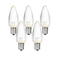 C9 Warm White Clear LED (Diode) Box of 25