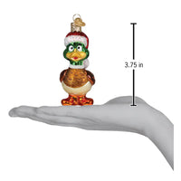 Silly Santa Duck - Old World Christmas Ornament