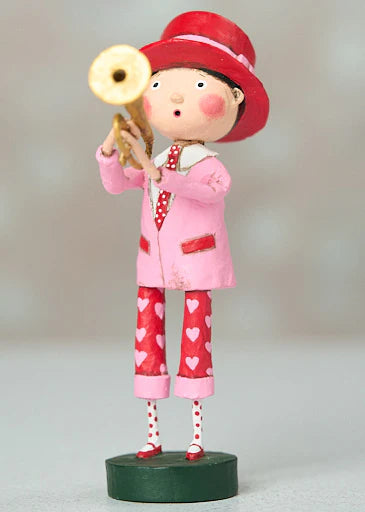 You Toot My Horn Lori Mitchell - Valentine’s figurine