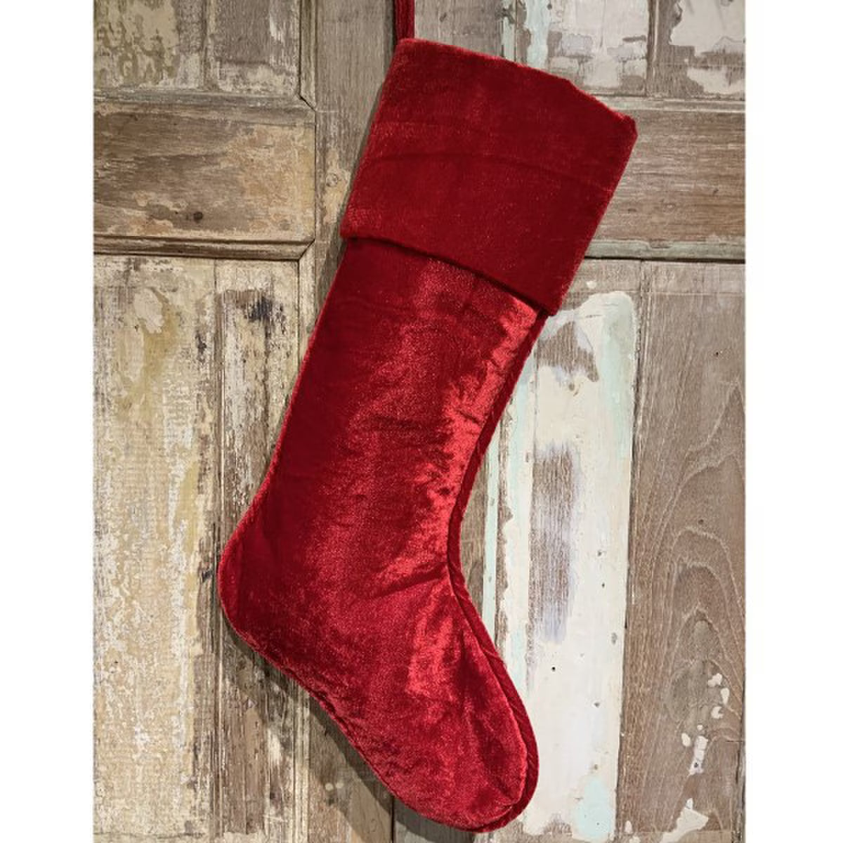 23" Red Velvet Stocking