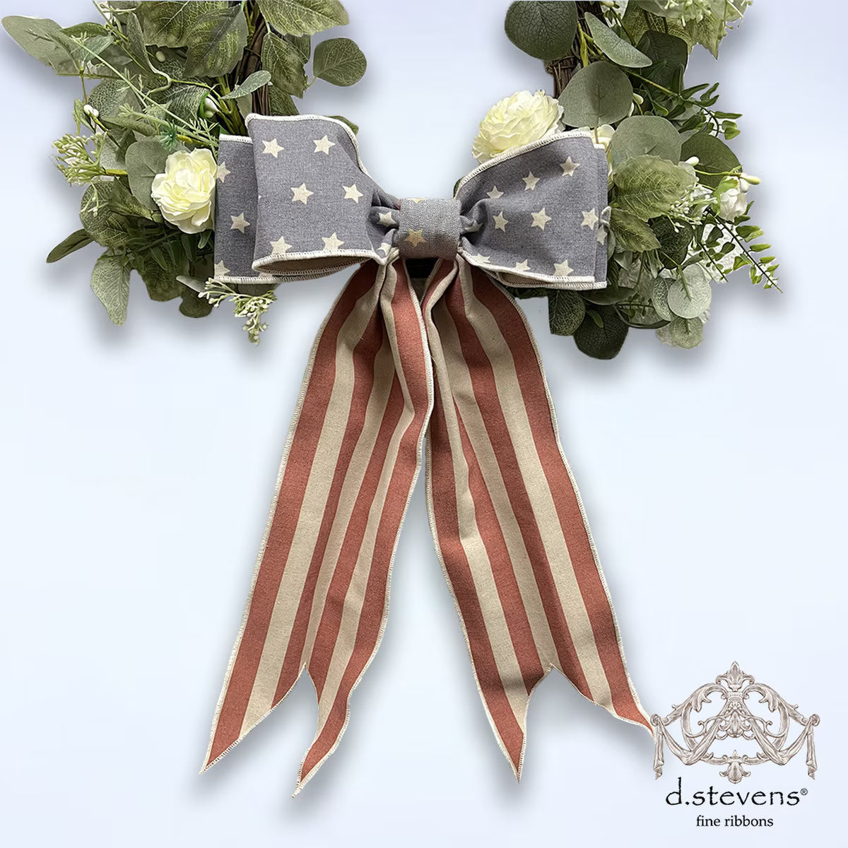 Bow Americana W/Stars 12" R/N/B