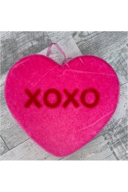 12" Flocked Conversation Hearts, Assorted