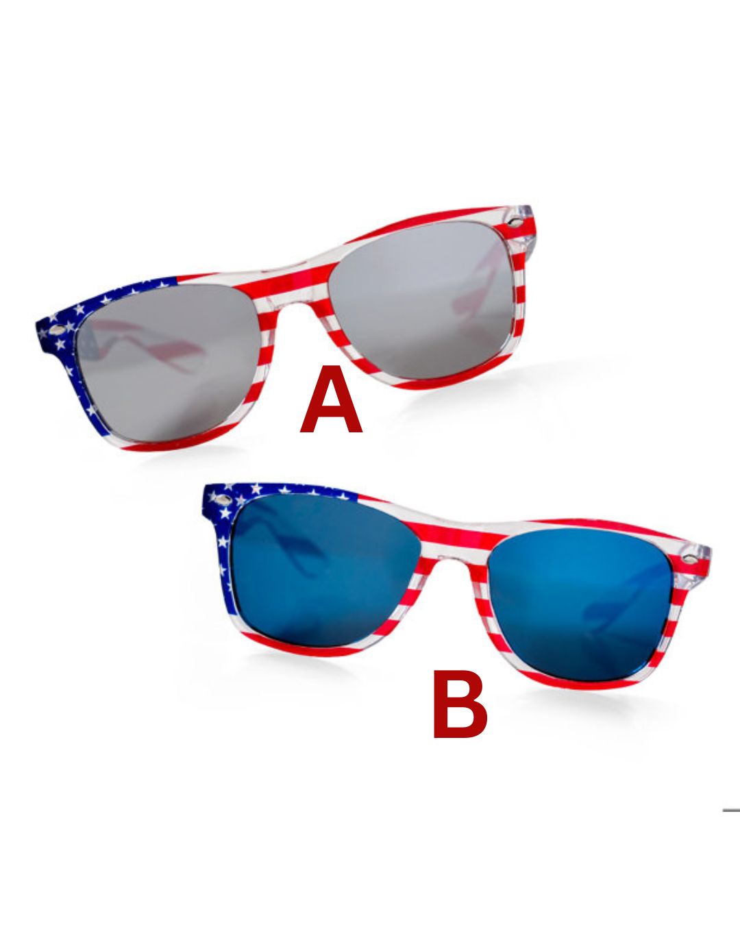 Patriot Pride Mirrored Sunglasses