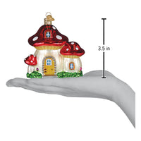 Mushroom House - Old World Christmas Ornament