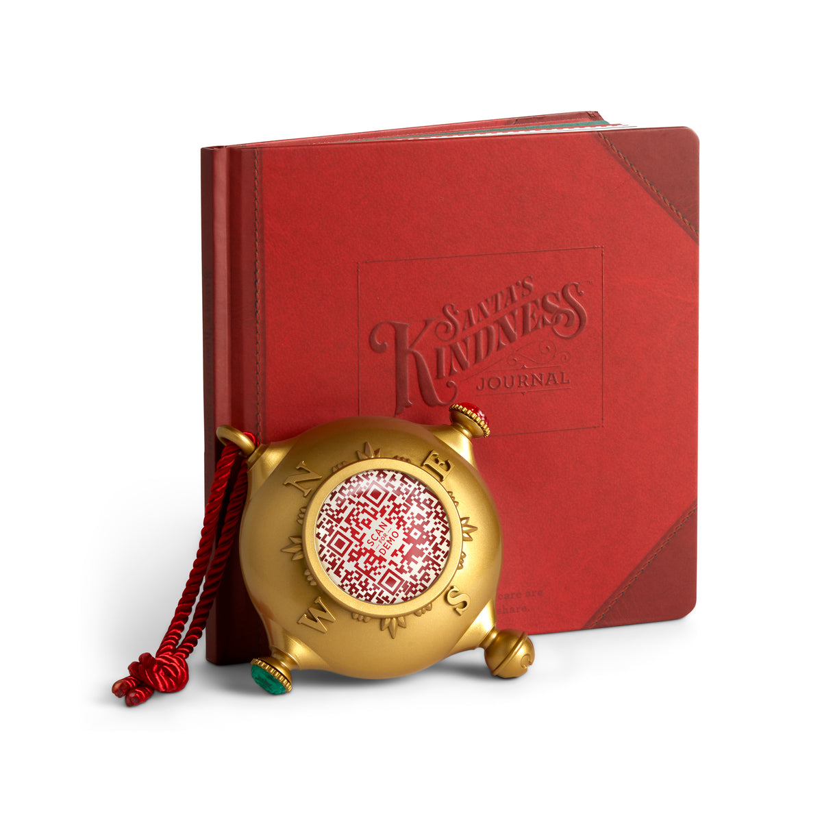 Santa's Kindness Smart Ornament & Journal