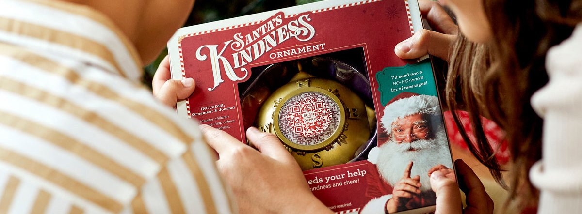 Santa's Kindness Smart Ornament & Journal