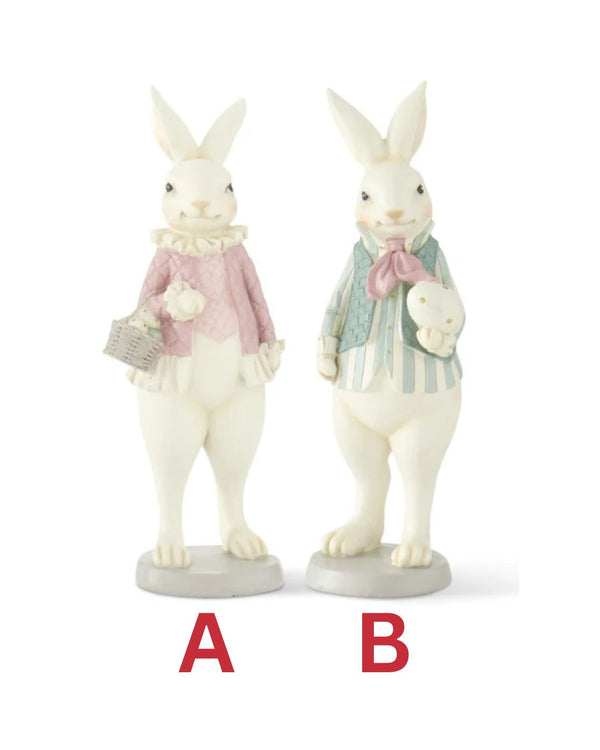 20" Pastel Pink/Green Bunny, Assorted