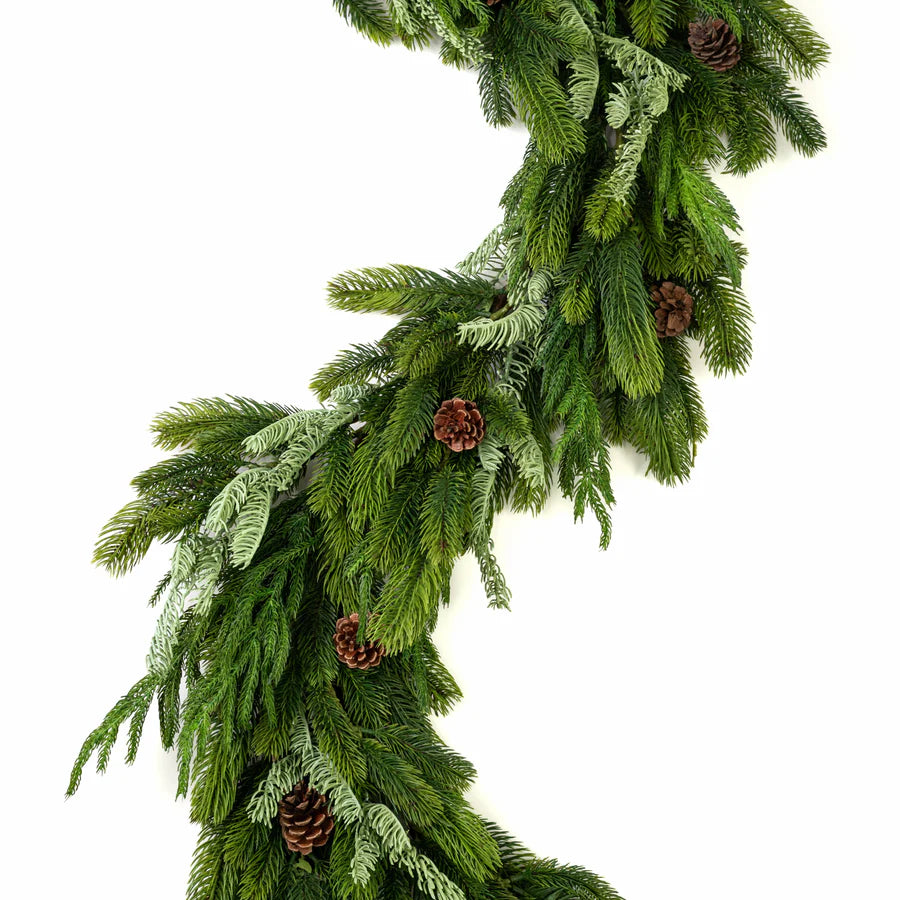 6' Deluxe Norfolk, Spruce & Juniper Real Touch Garland