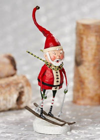 Downhill Santa