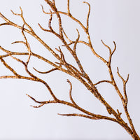 38" Glitter Gold Twig Branch