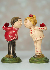 Ruby & Romeo, Set of 2, Lori Mitchell - Valentine’s figurine