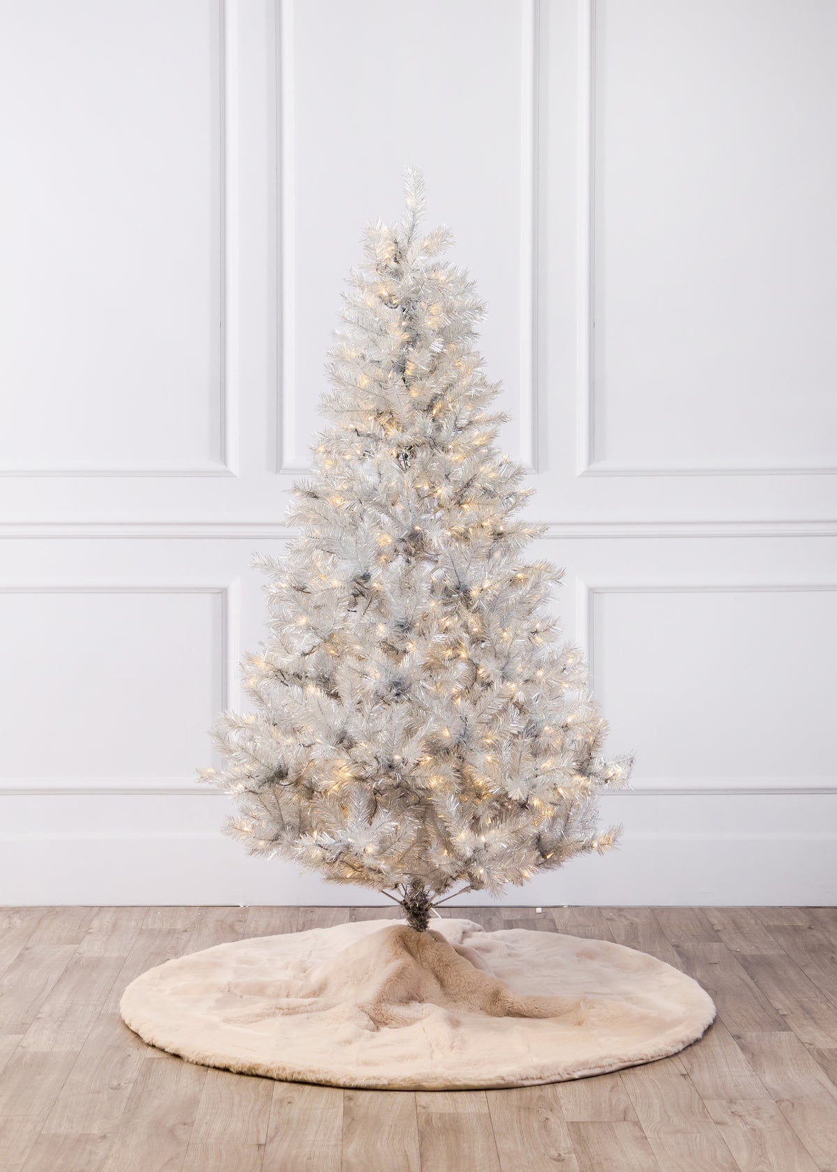Silver Pine Christmas Tree