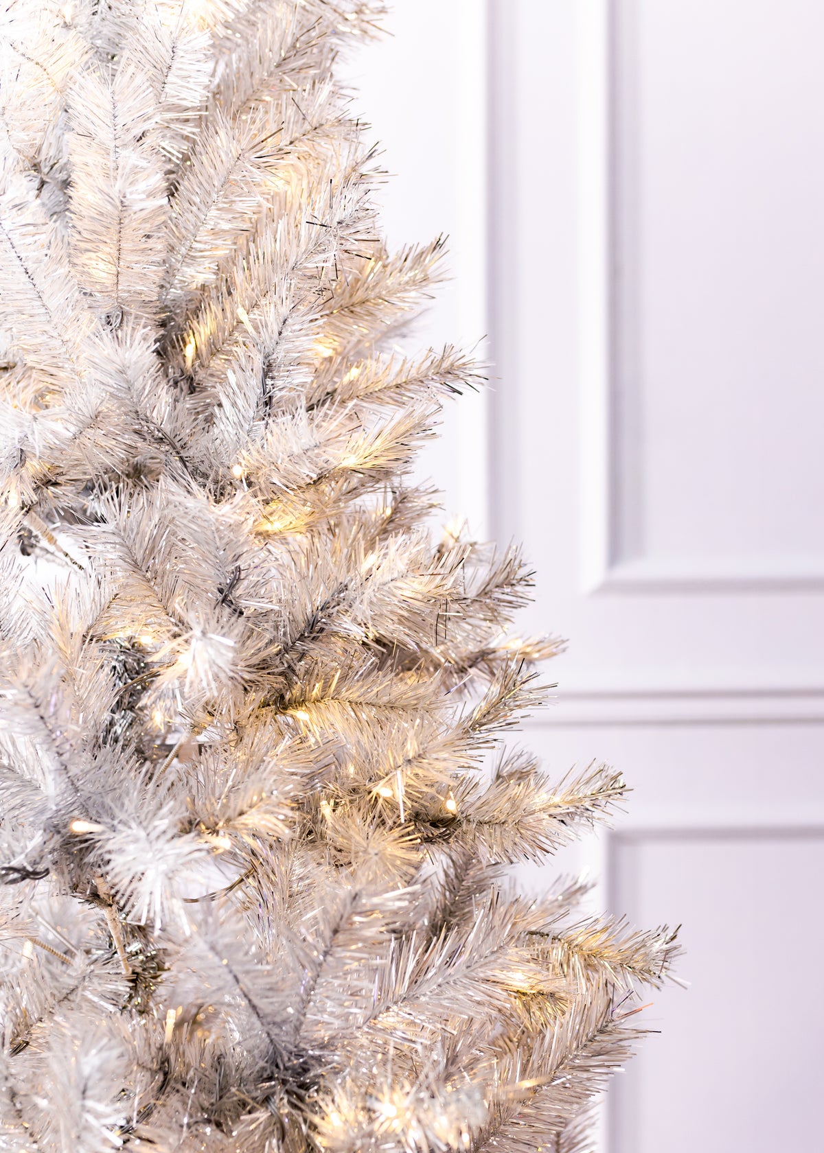 Silver Pine Christmas Tree