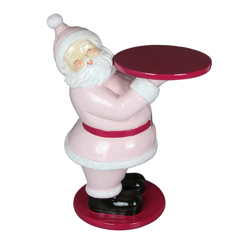 Santa Butler 17" Pink/White
