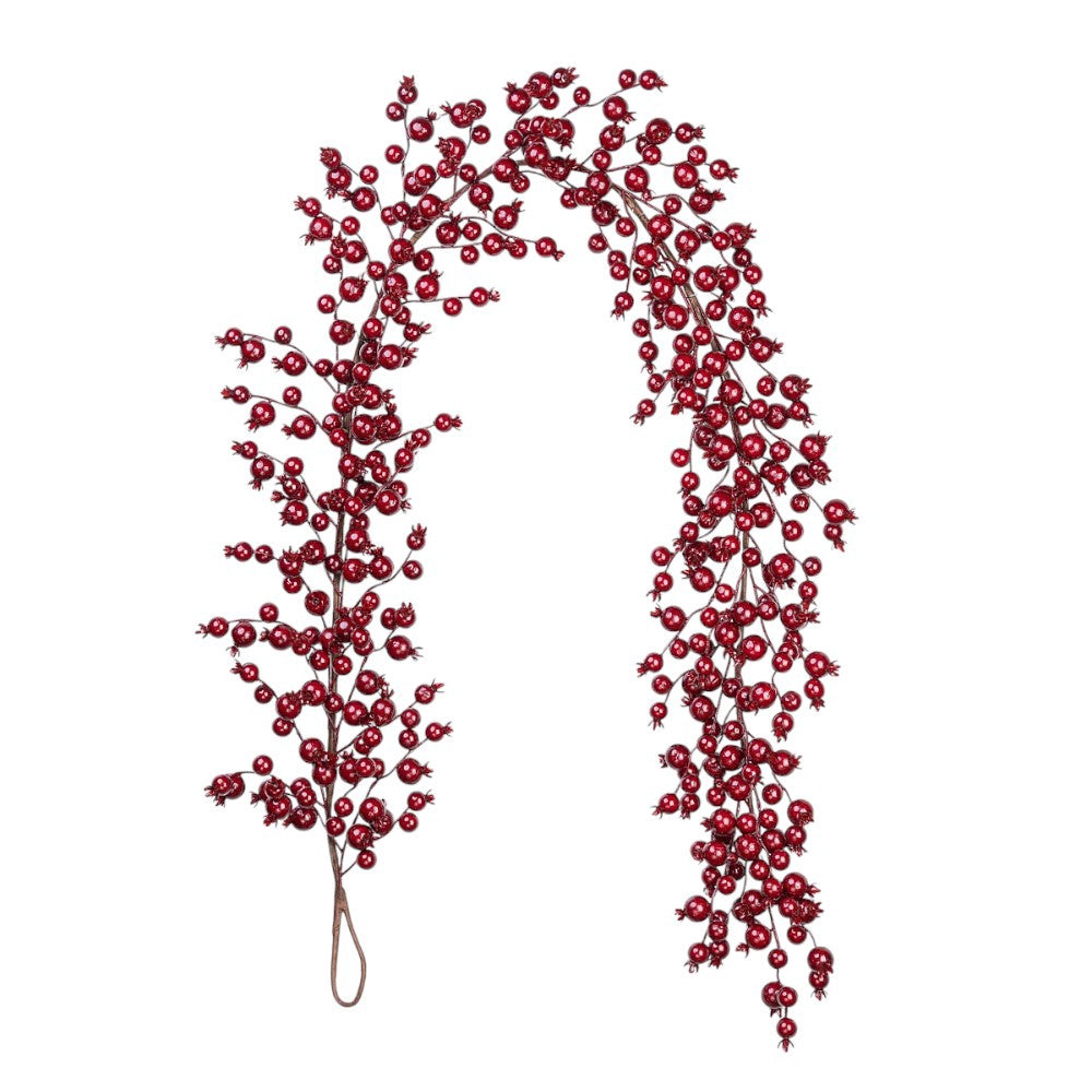 5' Burgundy Gooseberry Garland