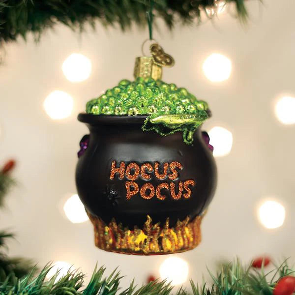 Halloween Cauldron - Old World Christmas Ornament