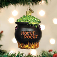 Halloween Cauldron - Old World Christmas Ornament