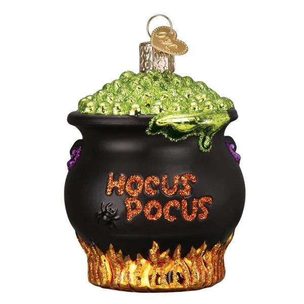 Halloween Cauldron - Old World Christmas Ornament
