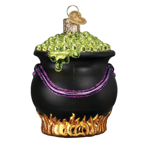 Halloween Cauldron - Old World Christmas Ornament