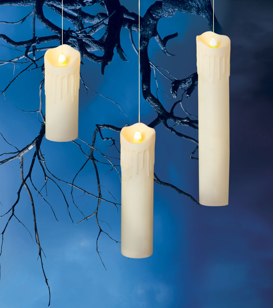 Floating/Hanging Halloween Candles Set of 3