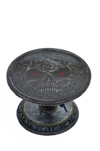 Cake Plate Seers & Takers Skull