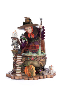 Witch In Potion Room 360 Halloween Figurine