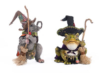 Rat And Frog Witches Assortment of 2 - Katherine's Collection
