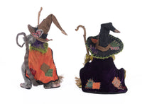 Rat And Frog Witches Assortment of 2 - Katherine's Collection
