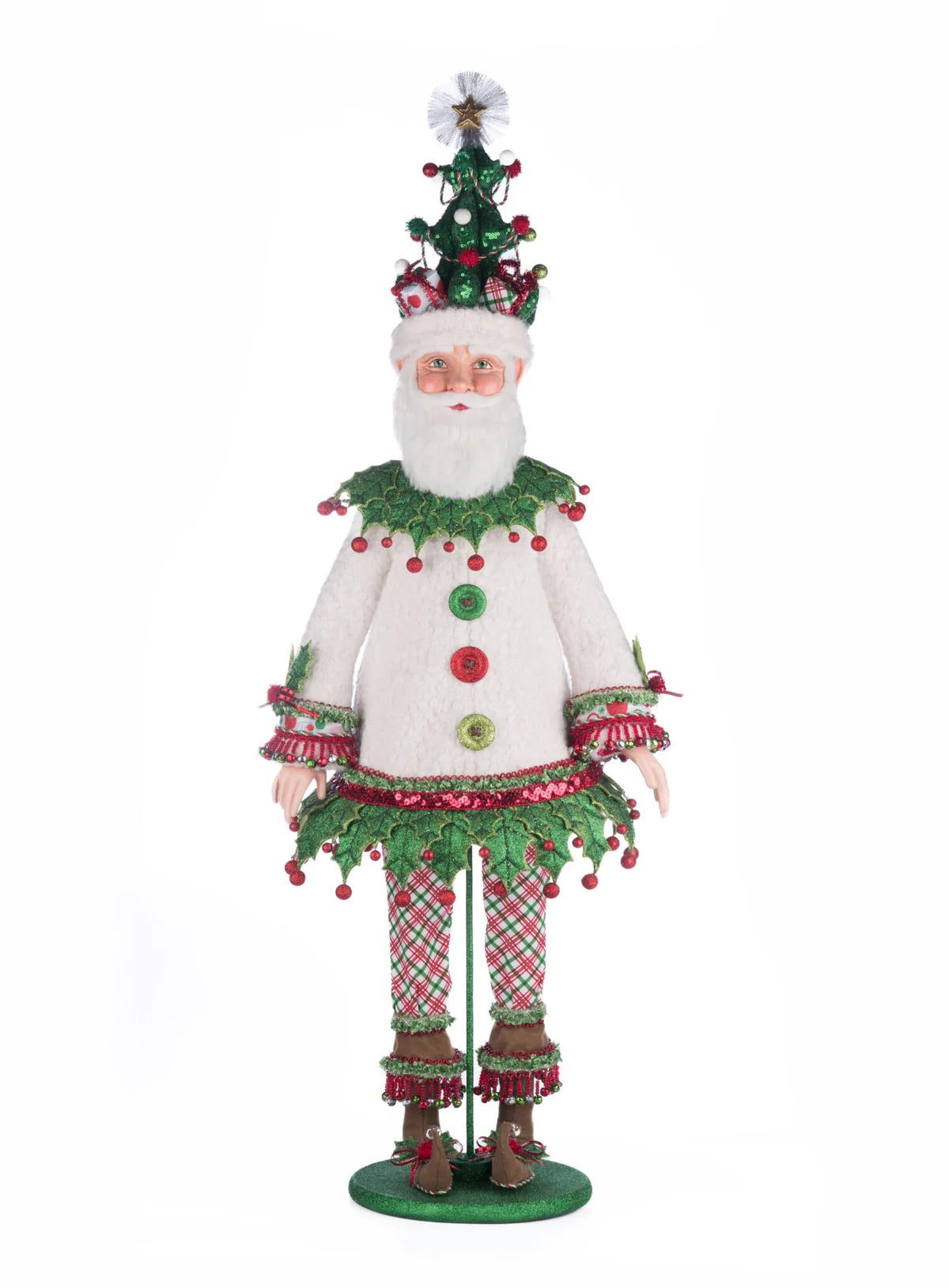Papa Winterberry Santa, Katherine Collection