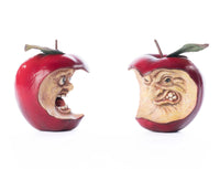 Toxic Terry & Noxious Nelson Apples Set of 2 - Katherine's Collection