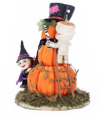 Ghouls Building Pumpkin Man - Katherine's Collection