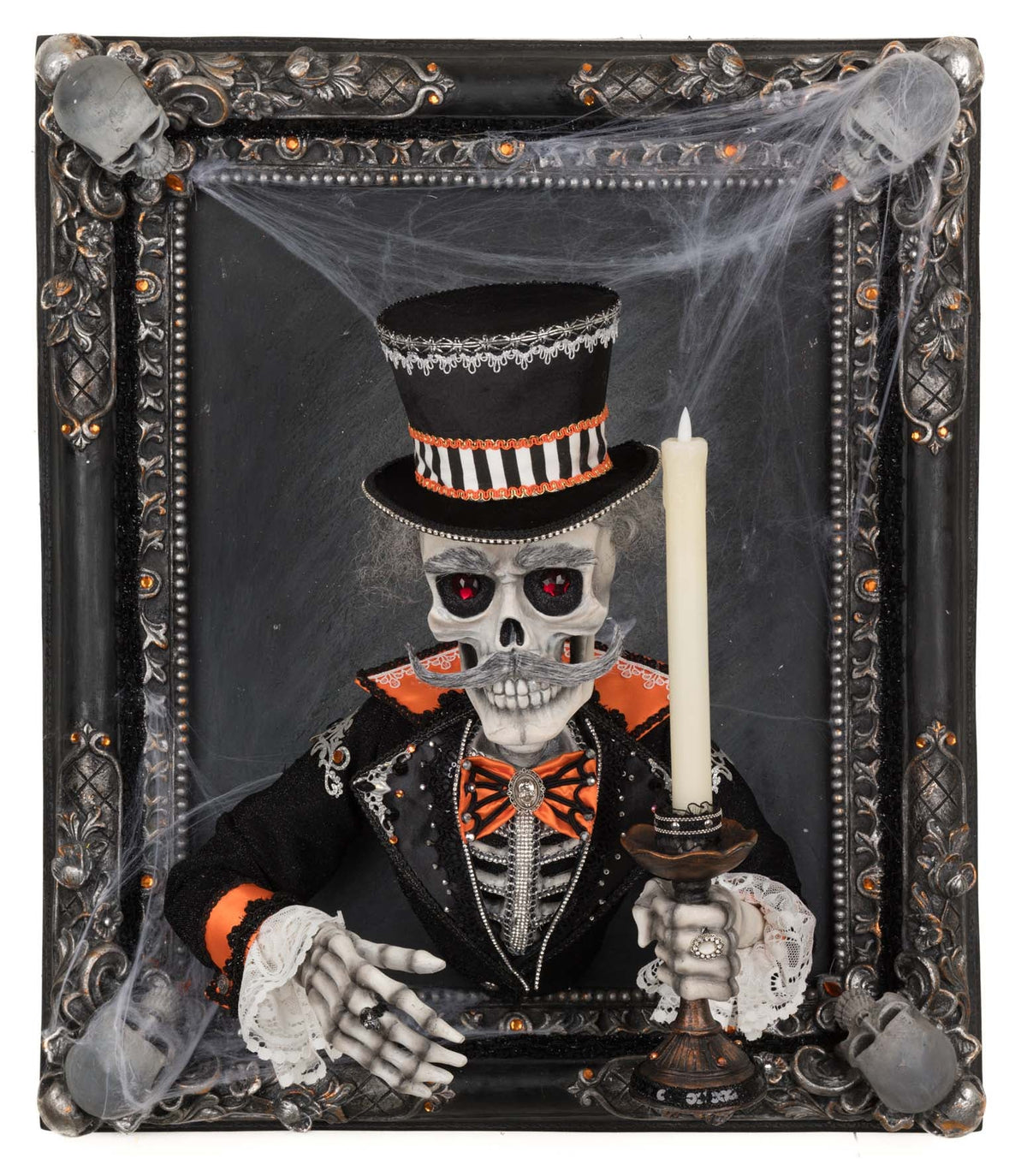 Great Grandpa Macabre W/Candle Wall - Katherine's Collection