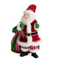 Papa Noel and Bag Candy Holder- Katherine's Collection