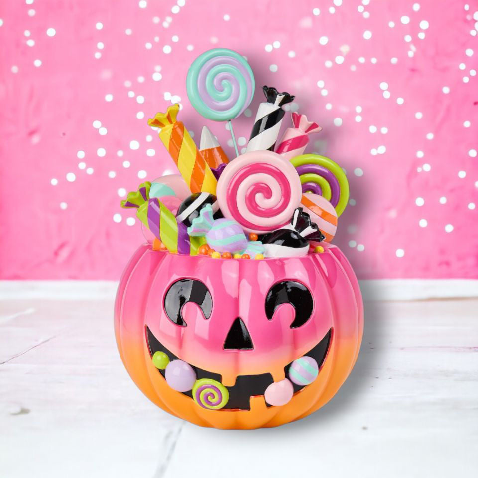 17" Jack O Lantern with Candy