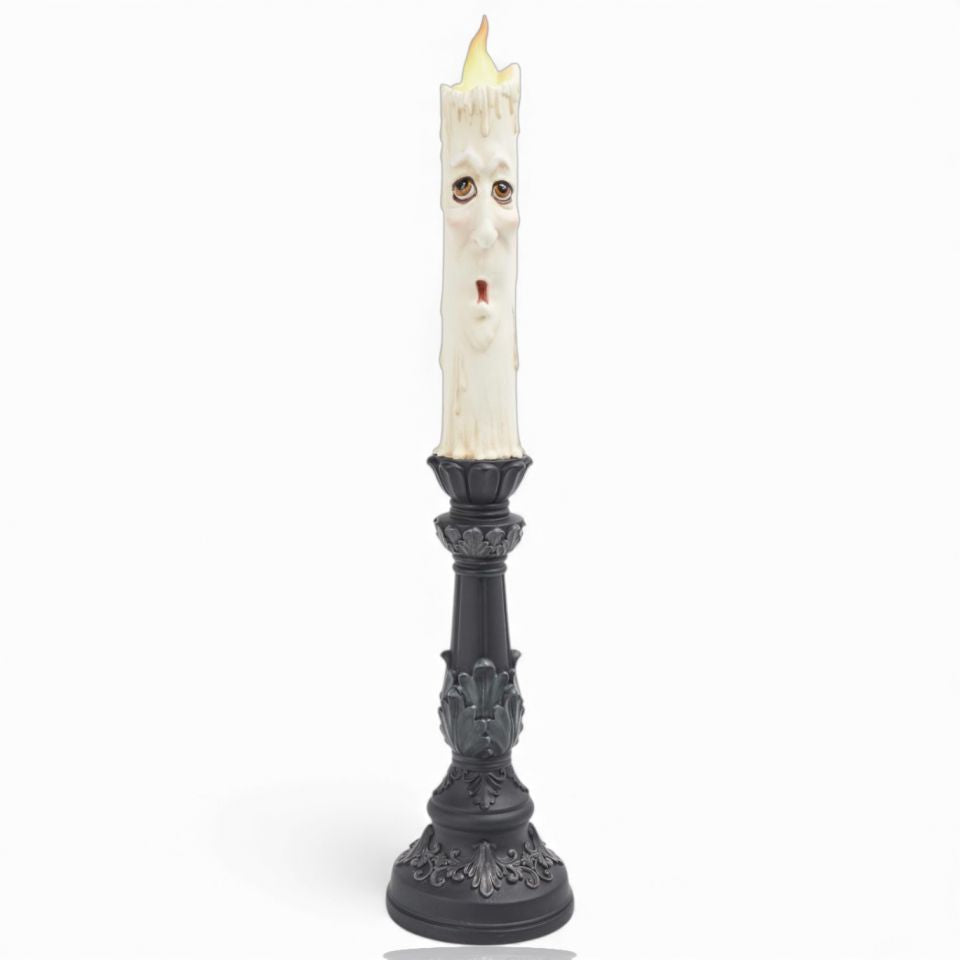 20" Spooky Face Candleholder