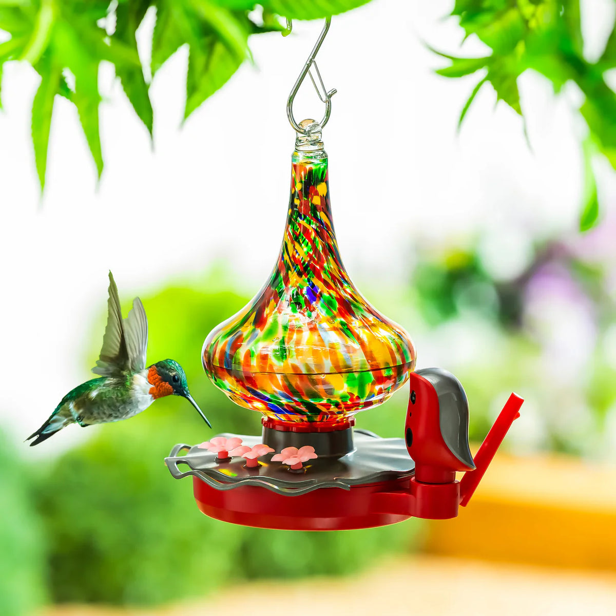 Hummingbird Feeder Solar/Smartphone (CLR)