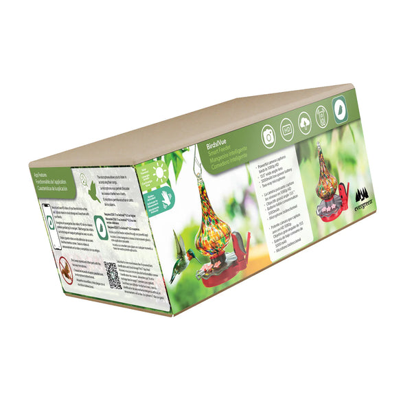 Hummingbird Feeder Solar/Smartphone (CLR)