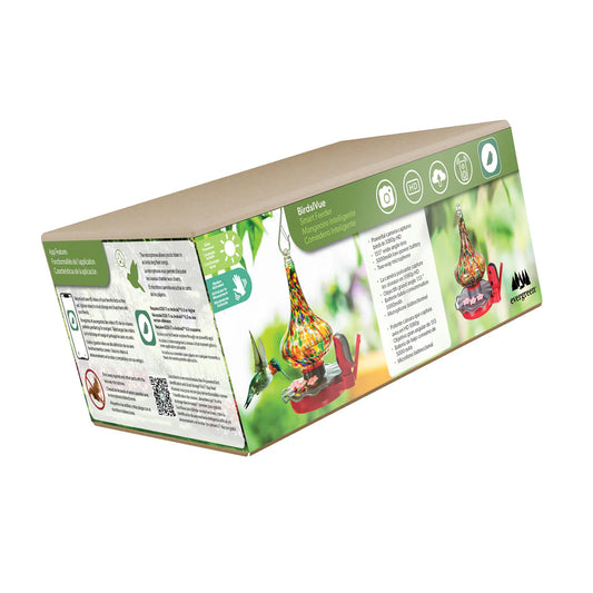 Hummingbird Feeder Solar/Smartphone (CLR)