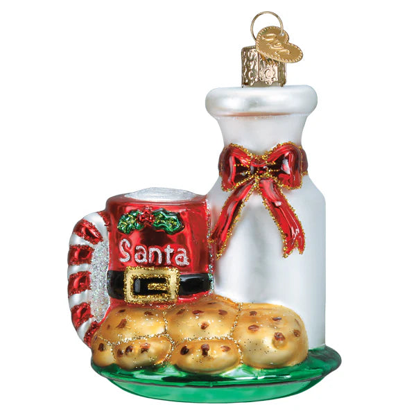 Santas Milk & Cookies Ornament